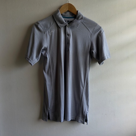 5.11 Tactical Other - 5.11 Tactical Gray Performance Polo Shirt Short Sleeve Mens XS Gorpcore Workwear